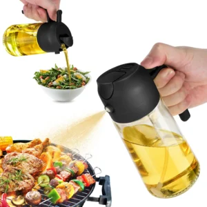 Multifunctional 2 In 1 Glass Oil Spray Bottle1